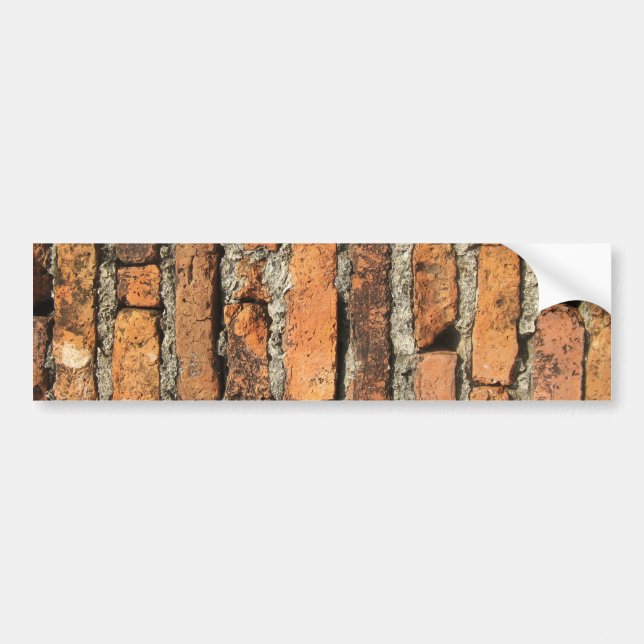 Autocollant De Voiture Mur en briques antique (Devant)