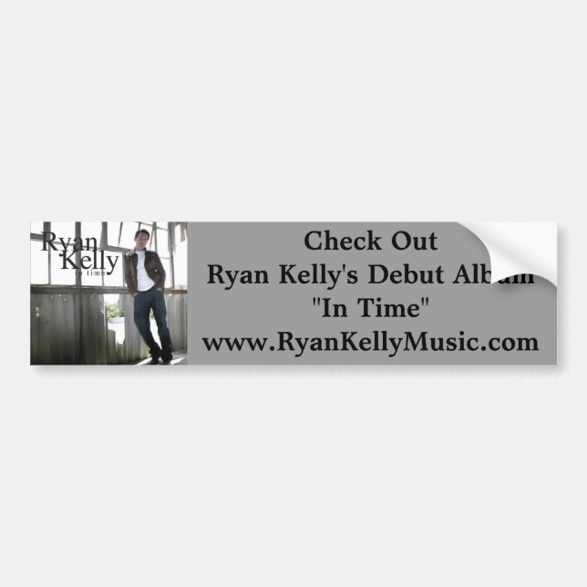Autocollant De Voiture Musique de Ryan Kelly - adhésif pour pare-chocs - (Devant)