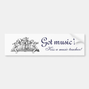 Autocollant De Voiture Musique obtenue ?  Adhésif pour pare-chocs