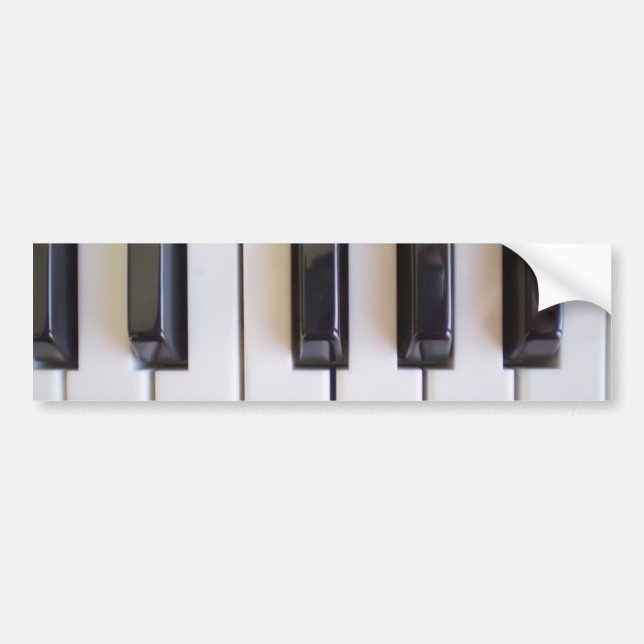 Autocollant De Voiture Musique piano (Devant)