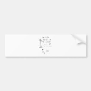 Autocollant De Voiture My-Family-4