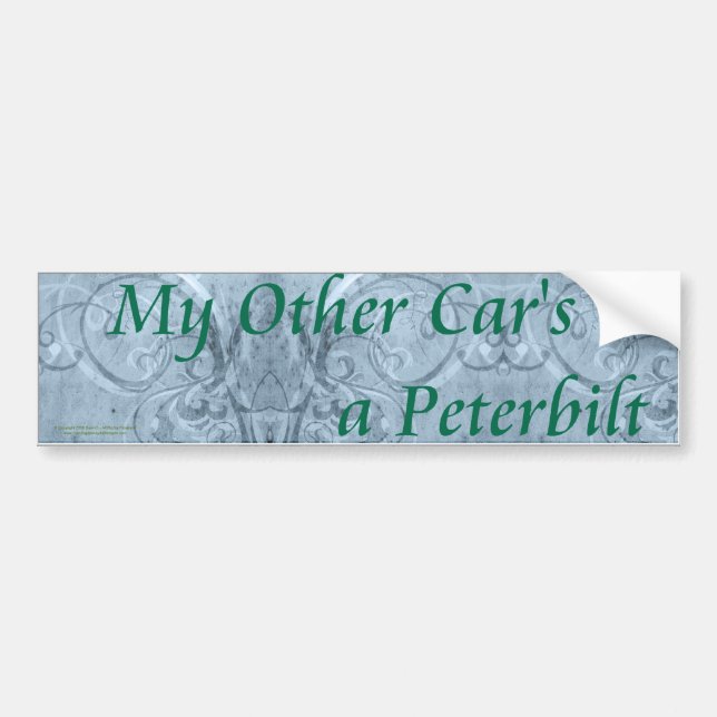 Autocollant De Voiture My_Other_Car_Peterbilt_Bumper_Sticker (Devant)