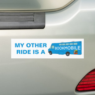 Autocollant De Voiture My Other Ride est un Bookmobile Funny