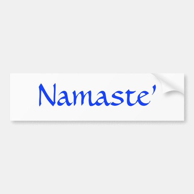 Autocollant De Voiture Namaste (Devant)