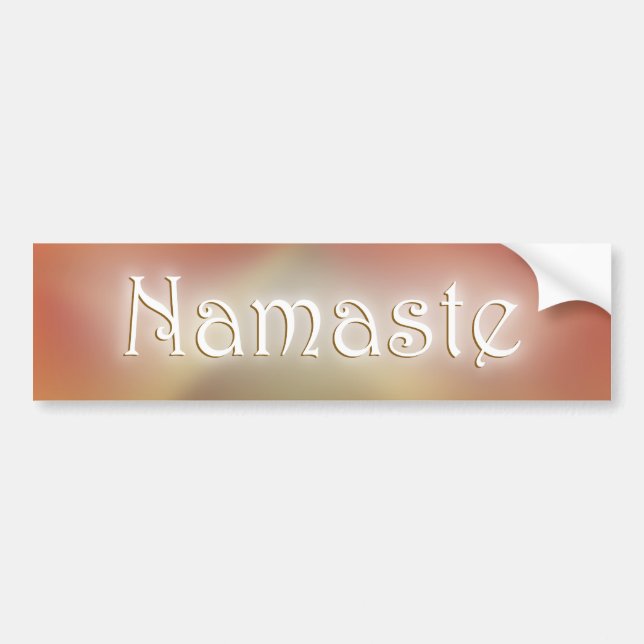 Autocollant De Voiture Namaste (Devant)