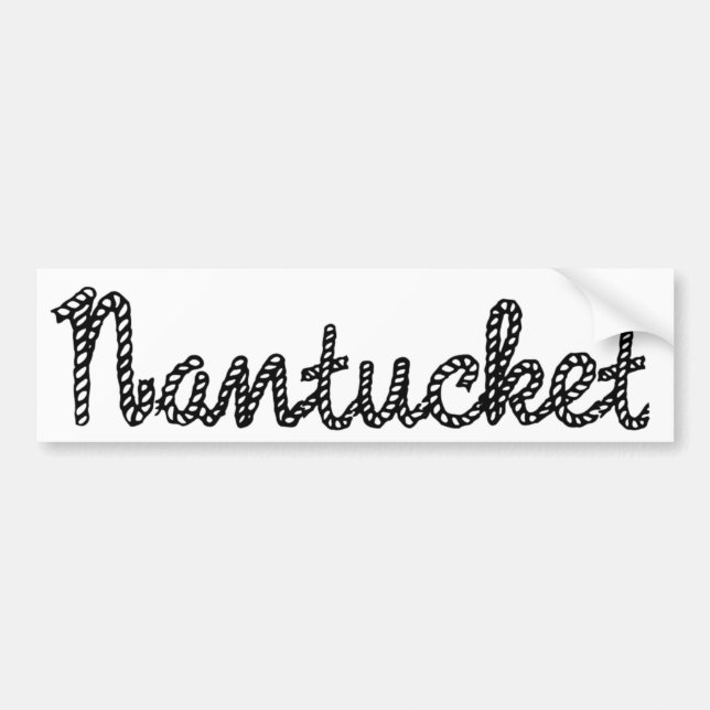 Autocollant De Voiture Nantucket (Devant)
