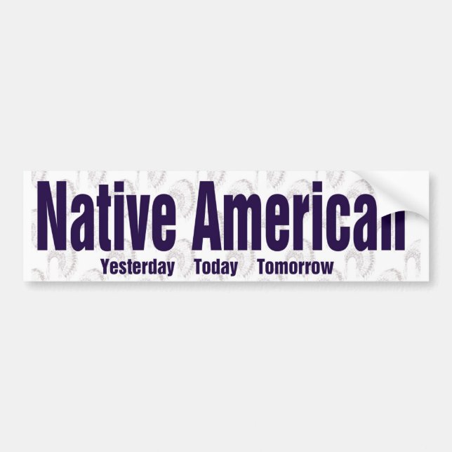Autocollant De Voiture Natif américain (Devant)