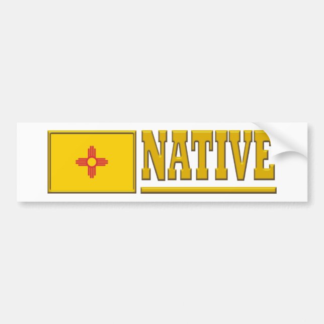 Autocollant De Voiture Natif du Nouveau Mexique (Devant)