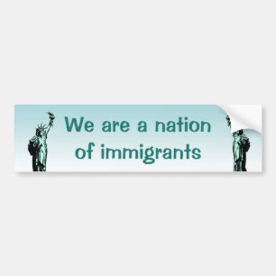 Autocollant De Voiture Nation d'adhésif pour pare-chocs d'immigrés