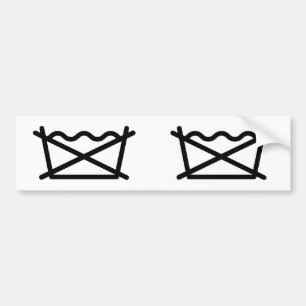 AUTOCOLLANT DE VOITURE NE LAVEZ PAS !