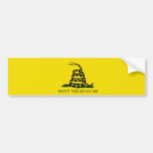 Autocollant De Voiture Ne marchez pas sur moi le drapeau de Bumpersticker