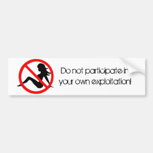 Autocollant De Voiture Ne participez pas à votre propre exploitation !