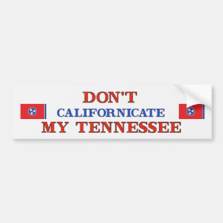 Autocollant De Voiture Ne pas calimer Tennessee