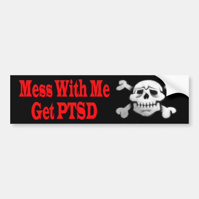 Autocollant De Voiture ne salissez pas avec moi le bumpersticker (Devant)