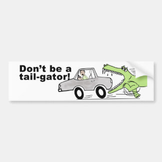Autocollant De Voiture Ne soyez pas un queue-alligator !