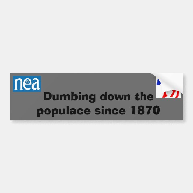 Autocollant De Voiture nea et dnc dumbing en bas de l'autocollant de (Devant)