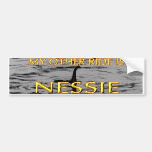 AUTOCOLLANT DE VOITURE NESSIE