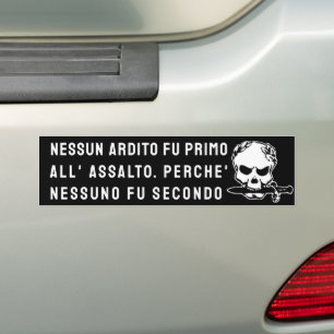 AUTOCOLLANT DE VOITURE NESSUN ARDITO