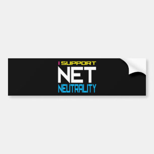 Autocollant De Voiture Neutralité nette de Suppor