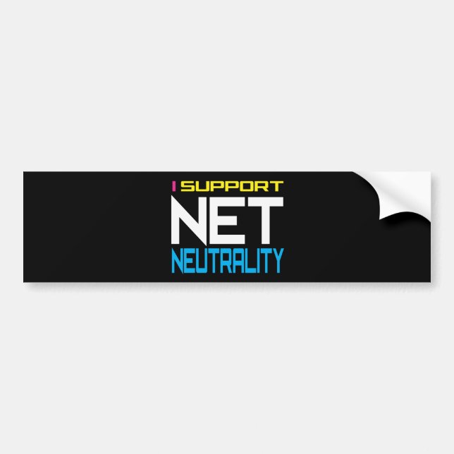 Autocollant De Voiture Neutralité nette de Suppor (Devant)