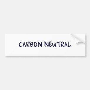 Autocollant De Voiture Neutre de carbone