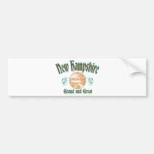 Autocollant De Voiture New Hampshire