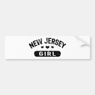 Autocollant De Voiture New Jersey Girl