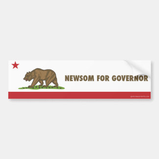 Autocollant De Voiture Newsom pour le drapeau de la Californie du