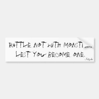 Autocollant De Voiture Nietzsche