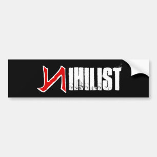 Autocollant De Voiture Nihiliste