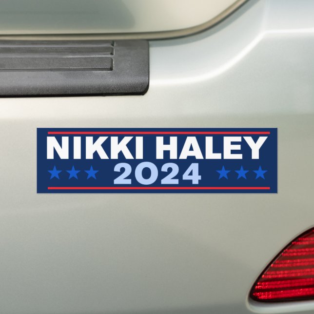 Autocollant De Voiture Nikki Haley 2024 (En voiture)