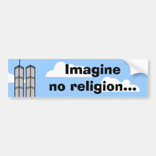 Autocollant De Voiture N'imaginez aucune religion…