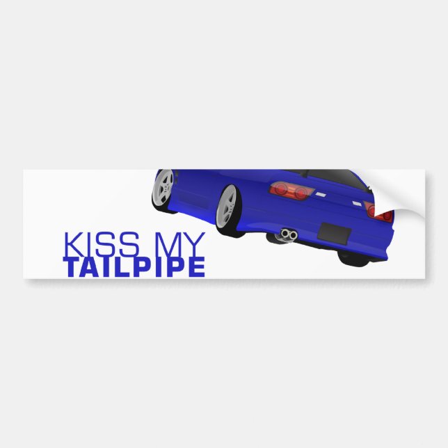 Autocollant De Voiture Nissan s13 (180sx/200sx/240sx) - bleu (Devant)