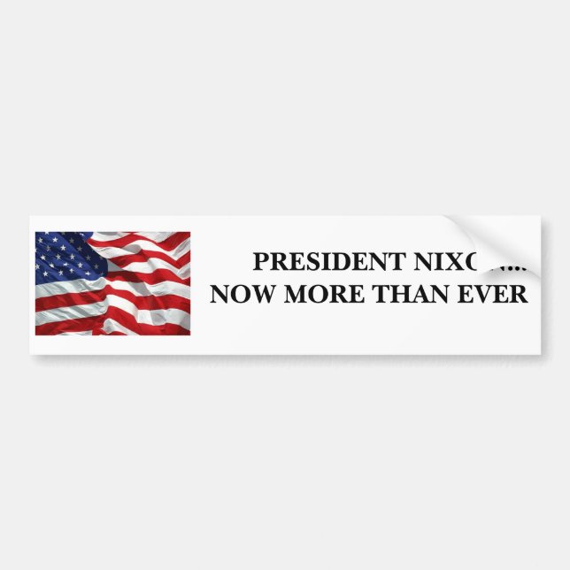 Autocollant De Voiture Nixon pour le président (Devant)