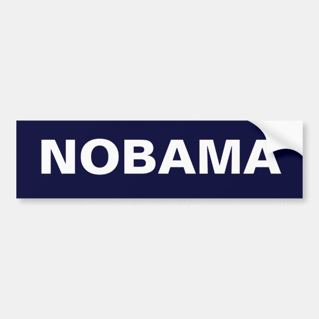 AUTOCOLLANT DE VOITURE NOBAMA (Devant)