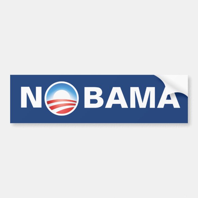 Autocollant De Voiture NObama (Devant)