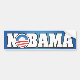 AUTOCOLLANT DE VOITURE NOBAMA