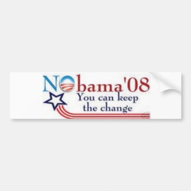 Autocollant De Voiture nobama (Devant)