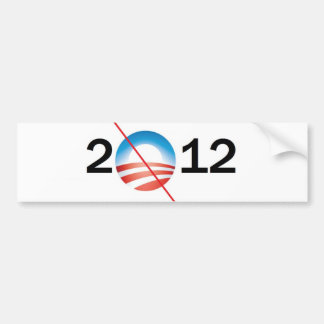 Autocollant De Voiture NoBama 2012