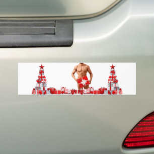 Autocollant De Voiture Noël SlipperyJoe Cadeaux gay pride LGBTQIA envelop