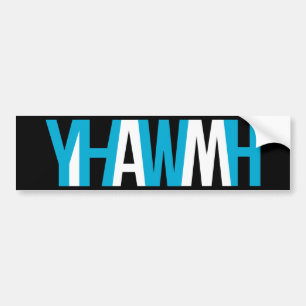 Autocollant De Voiture Nom de Dieu - YHWH "JE SUIS "