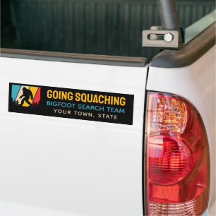 Autocollant De Voiture Nom personnalisé Bigfoot