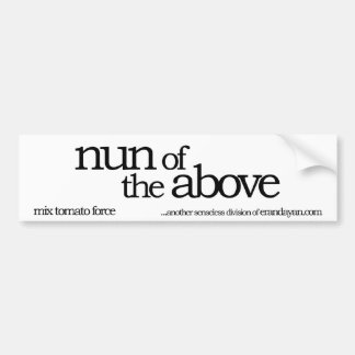 Autocollant De Voiture nonne de ce qui précède