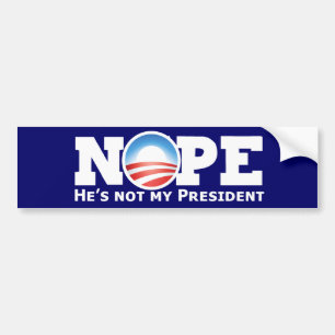 Autocollant De Voiture Nope nobama