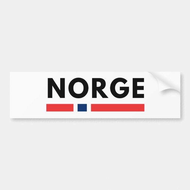 Autocollant De Voiture Norge (Devant)