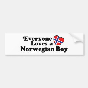 Autocollant De Voiture Norwegian Boy
