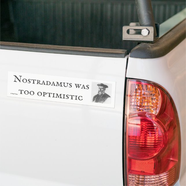 Autocollant De Voiture Nostradamus - Sticker MisterP (Sur camion)