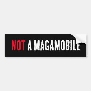 Autocollant De Voiture Not a Magamobile - Tesla Love/Elon Hate