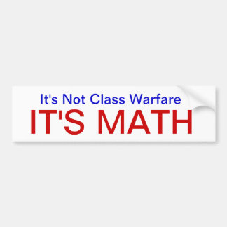 Autocollant De Voiture NotClassWarfareMath