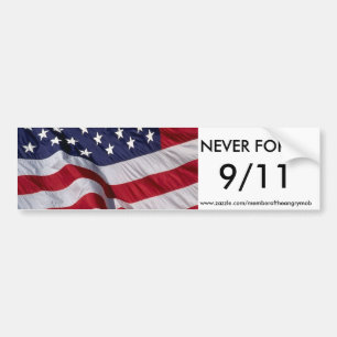 Autocollant De Voiture N'OUBLIEZ JAMAIS 9/11 adhésif pour pare-chocs